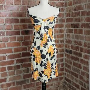 T-bags Los Angeles strapless floral dress M